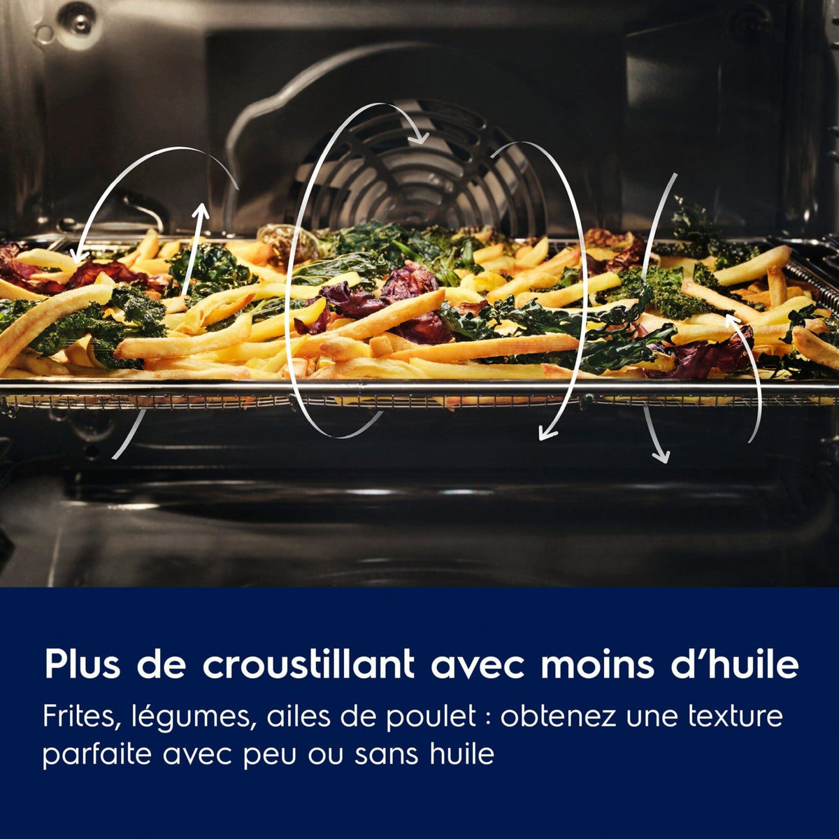 Four encastrable ELECTROLUX EOM7P10H - Pyrolyse - Chaleur pulsée - Écran tactile - Rails télescopiques