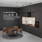 Four encastrable KLARSTEIN Velaire CEE A+ 3160W 60 cm Noir