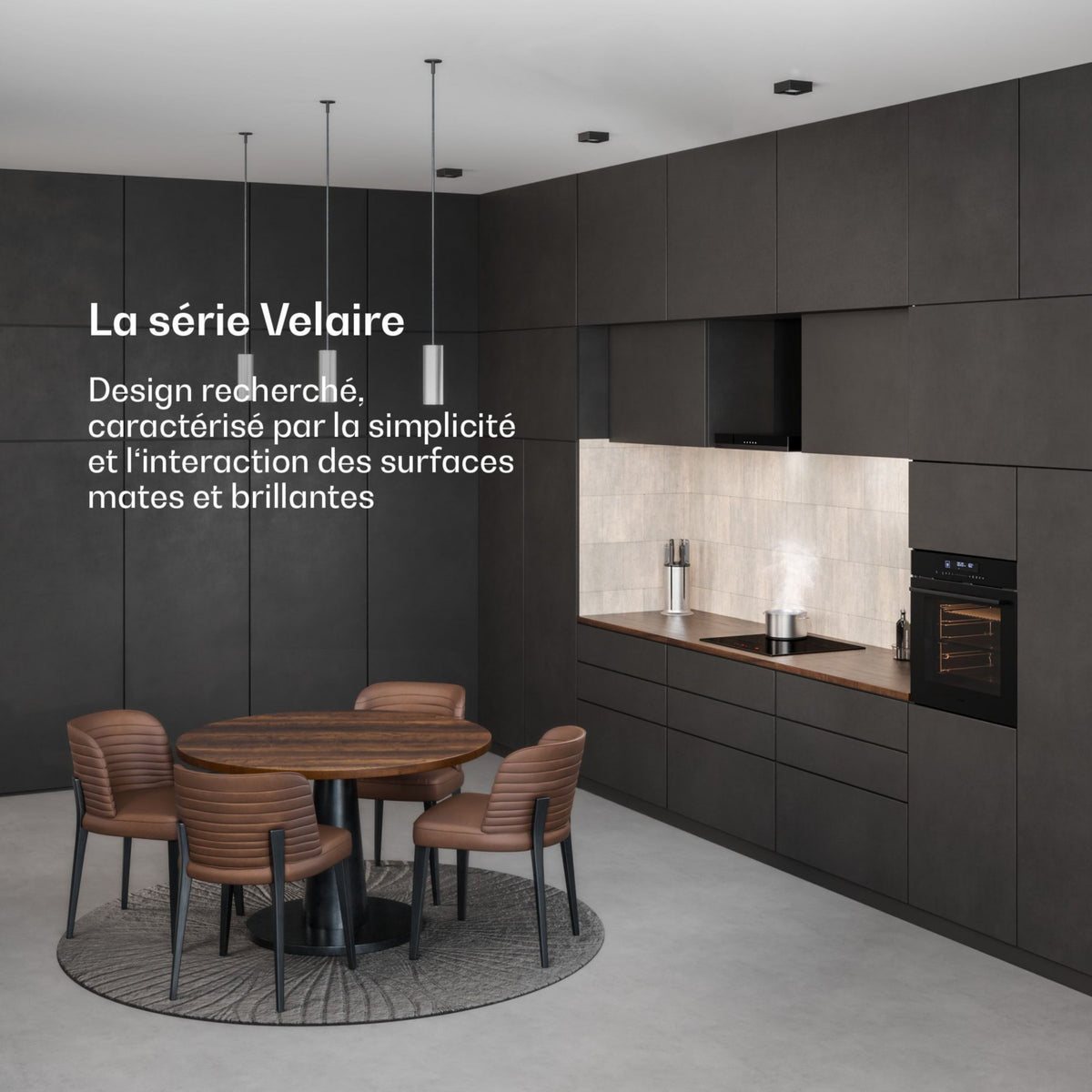 Four encastrable KLARSTEIN Velaire CEE A+ 3160W 60 cm Noir