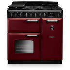 Piano de cuisson gaz FALCON NGC TAB GAZ 90 CM BORDEAUX CHROME