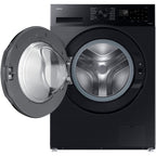 Lave linge hublot SAMSUNG WW80CGC04DAB - 8 kg - 1400 tr/min - Classe A - Moteur induction - Connecté - Noir - Bespoke AI