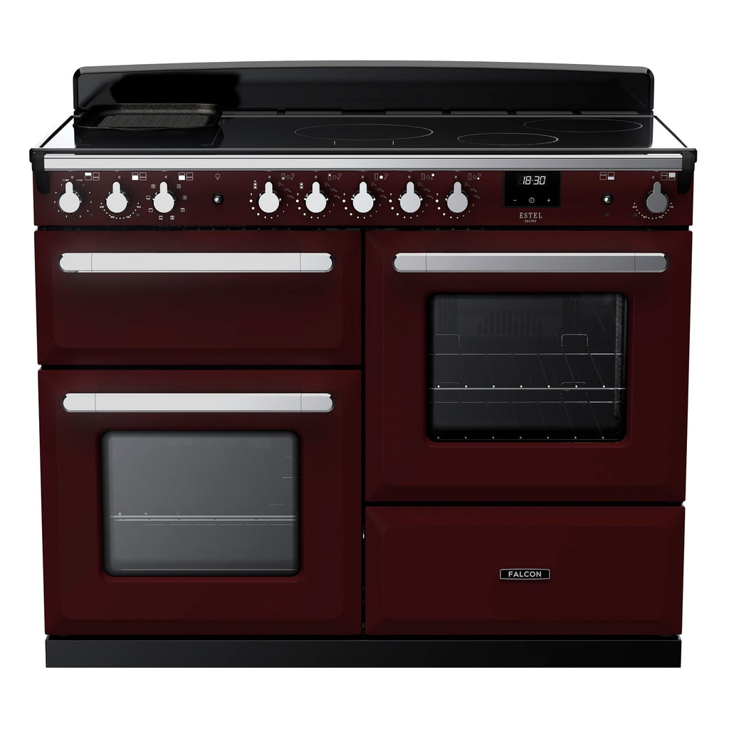 Piano de cuisson induction FALCON ESTEL DELUXE OCTAB IND 110 CM BORDEAUX