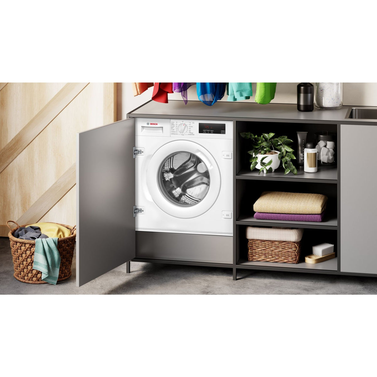 Lave linge hublot encastrable BOSCH WIW24348FF Série 6