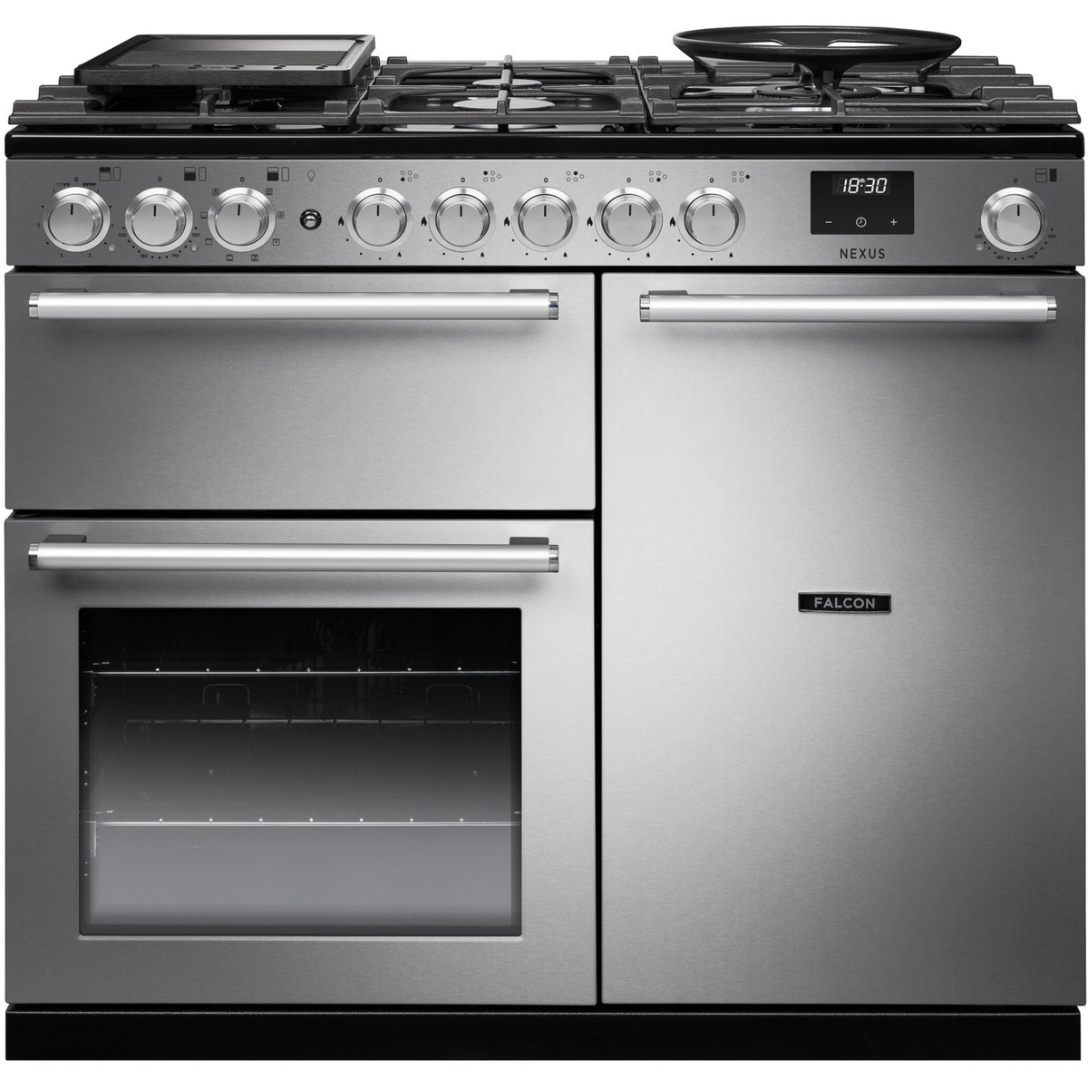 Piano de cuisson gaz FALCON NEXUS NGC TAB GAZ 100 CM INOX CHROME