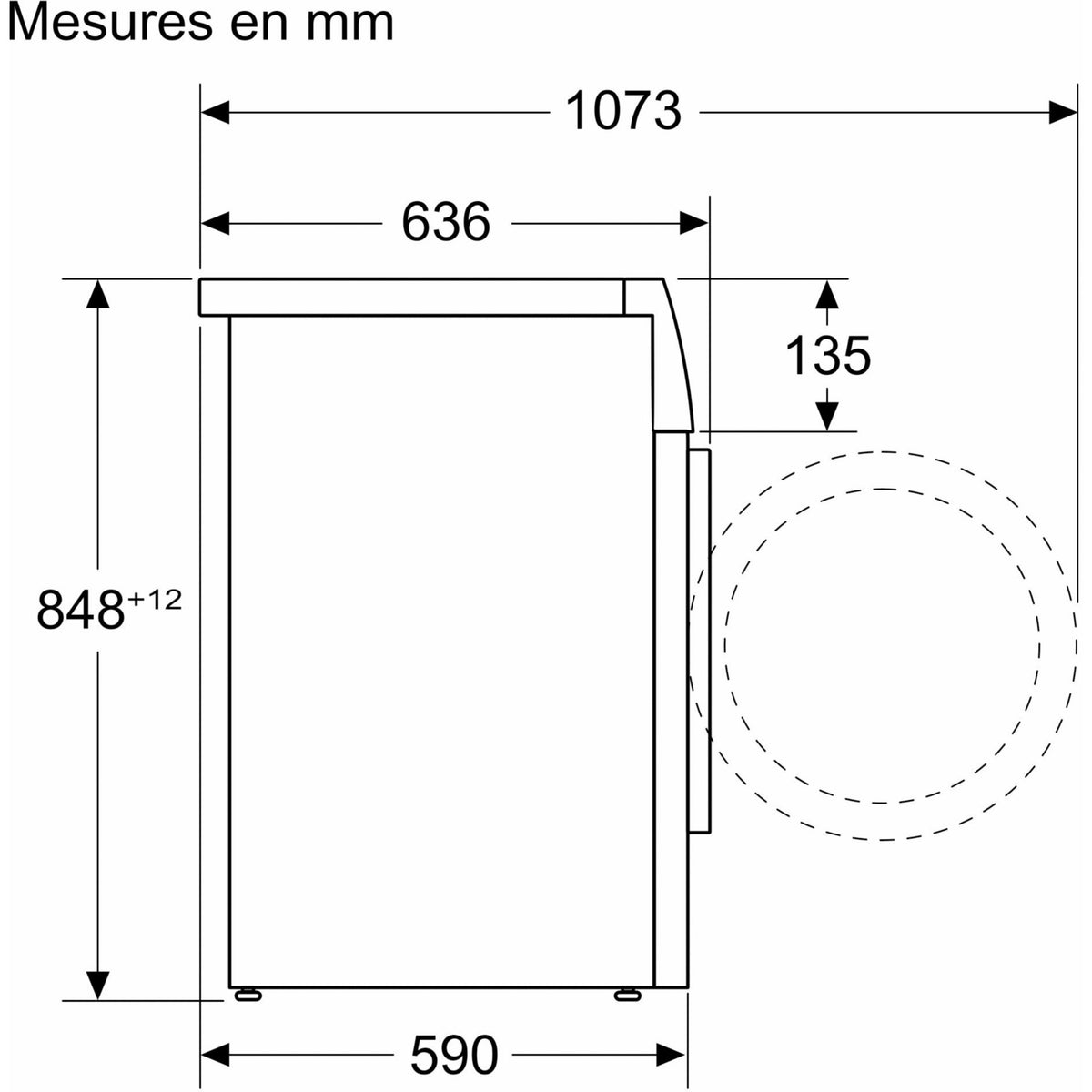 Lave linge hublot SIEMENS WG44G2F1FR - 9 kg - 1400 tr/min - Classe A - Moteur induction - Autodosage - iQ500