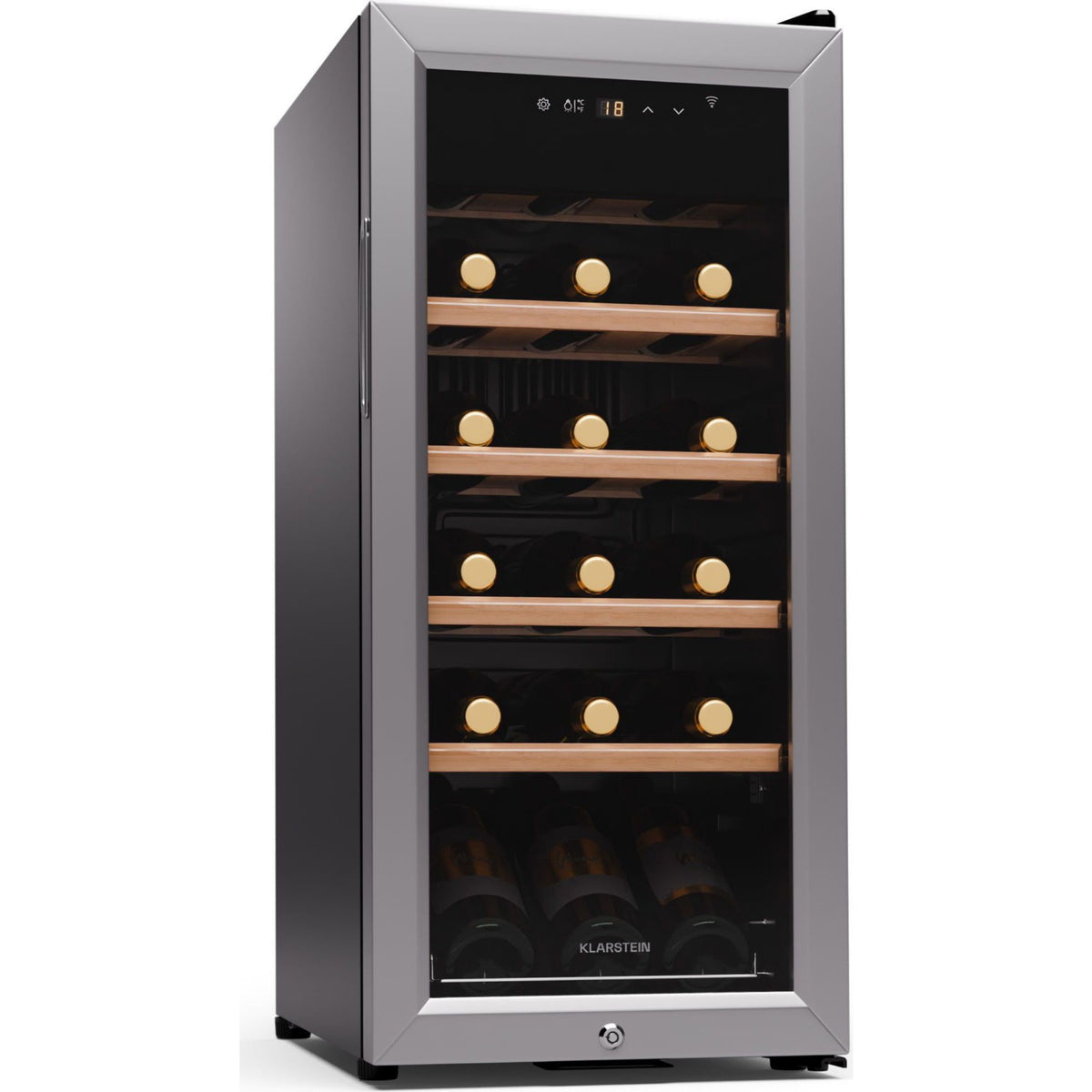 Cave à vin de service KLARSTEIN Shiraz Premium Smart 18