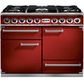 Piano de cuisson gaz FALCON Semi Pro DELUXE 110 ROUGE CERISE NICKEL