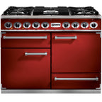Piano de cuisson gaz FALCON Semi Pro DELUXE 110 ROUGE CERISE NICKEL