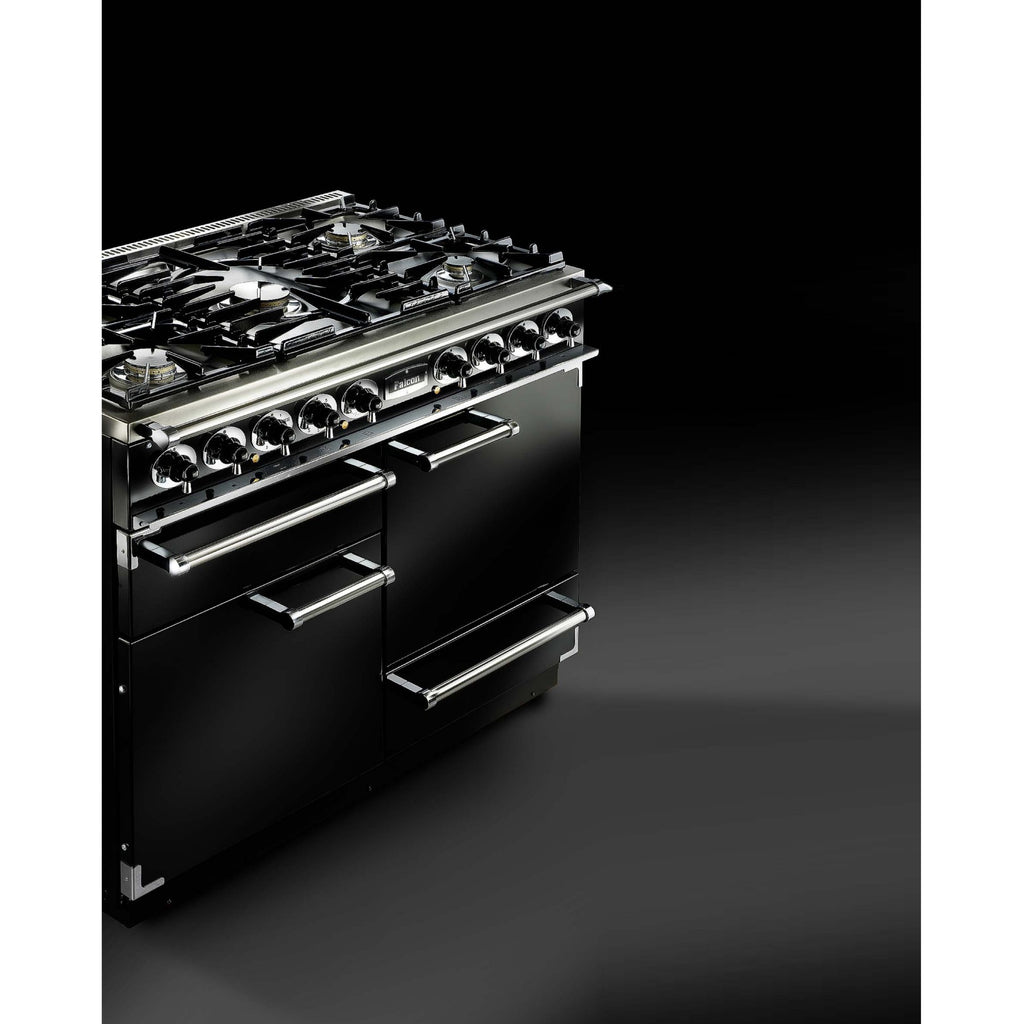 Piano de cuisson gaz FALCON PKR110 NOIR CHROM/BRILLANTES