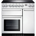 Piano de cuisson induction FALCON NEXUS 90 BLANC CHROME SATINÉ