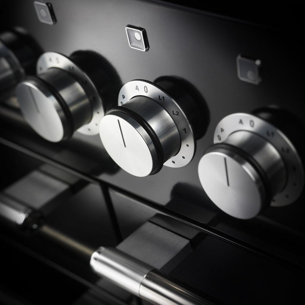 Piano de cuisson gaz FALCON Semi Pro MERCURY 110 NOIR BRILLANT INOX