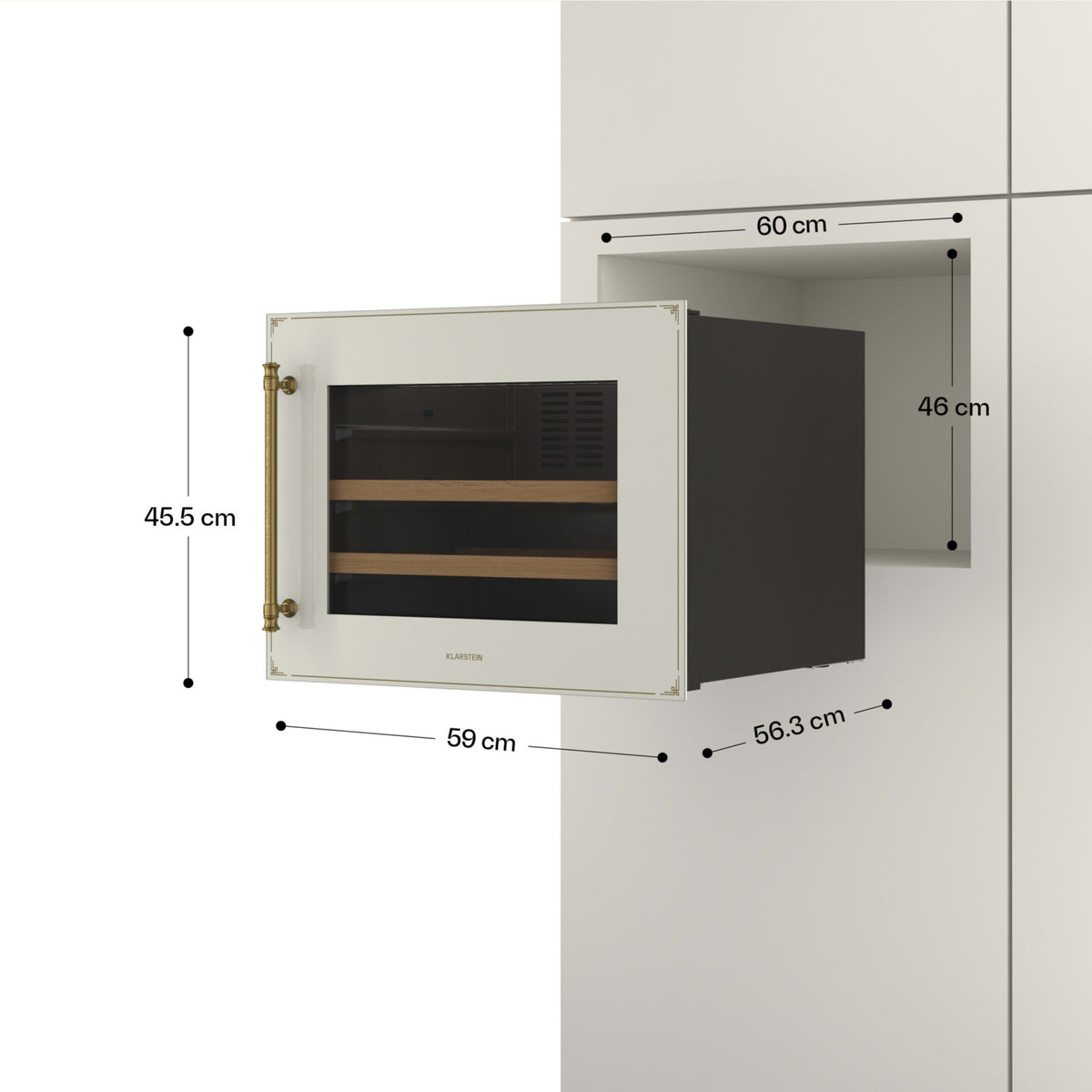 Cave à vin de service KLARSTEIN Vinsider Victoria 28 tactile LED