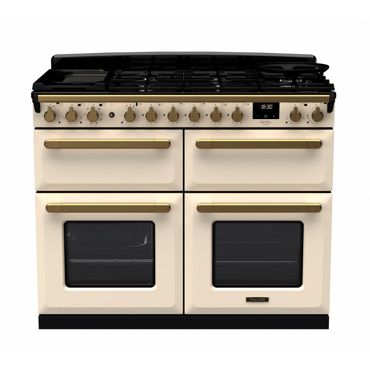 Piano de cuisson mixte FALCON ESTEL DELUXE BC TAB MIX 110 CM CREME PA