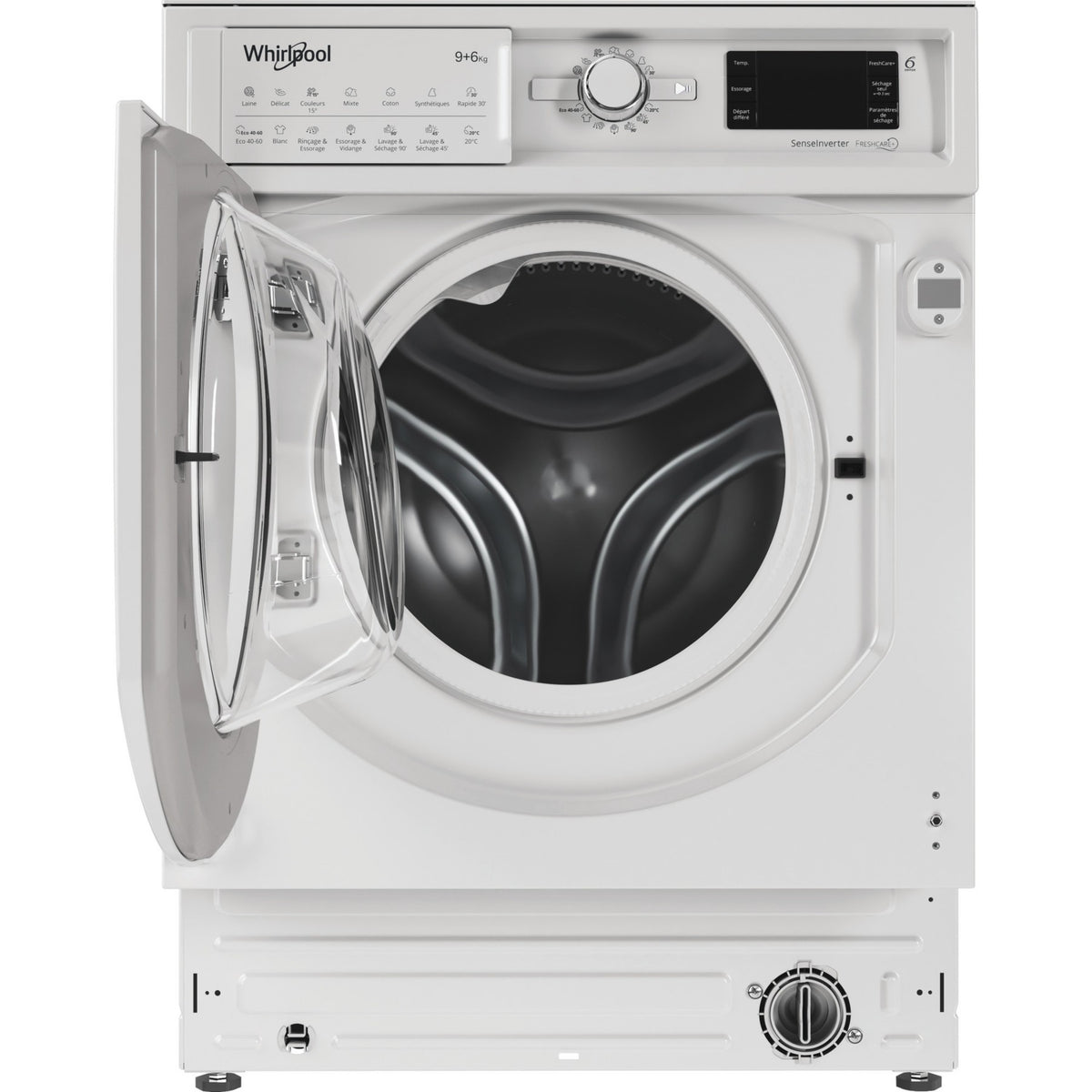 Lave linge séchant hublot encastrable WHIRLPOOL BIWDWG961485FR Reconditionné