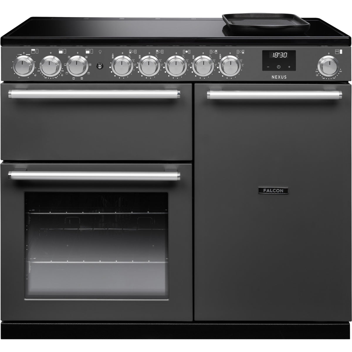 Piano de cuisson induction FALCON NEXUS NGC TAB IND 100 CM ARDOISE CHROME