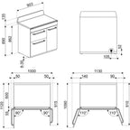 Piano de cuisson induction SMEG TR93IGR2