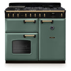 Piano de cuisson gaz FALCON NGC TAB GAZ 100 CM VERT MINERAL LAITON A