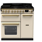 Piano de cuisson gaz FALCON ESTEL DELUXE TAB GAZ 90 CM CREME PASTEL