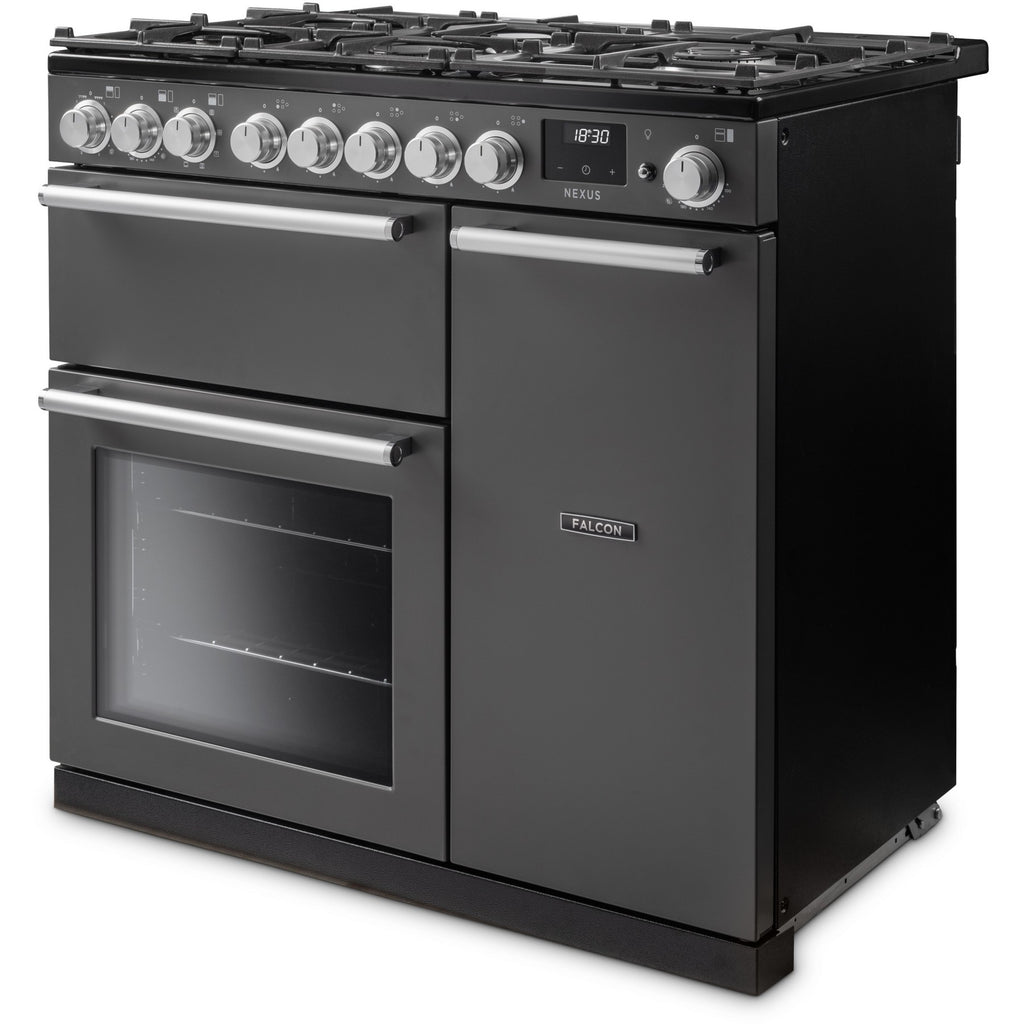 Piano de cuisson gaz FALCON NEXUS NGC TAB GAZ 90 CM ARDOISE CHROME