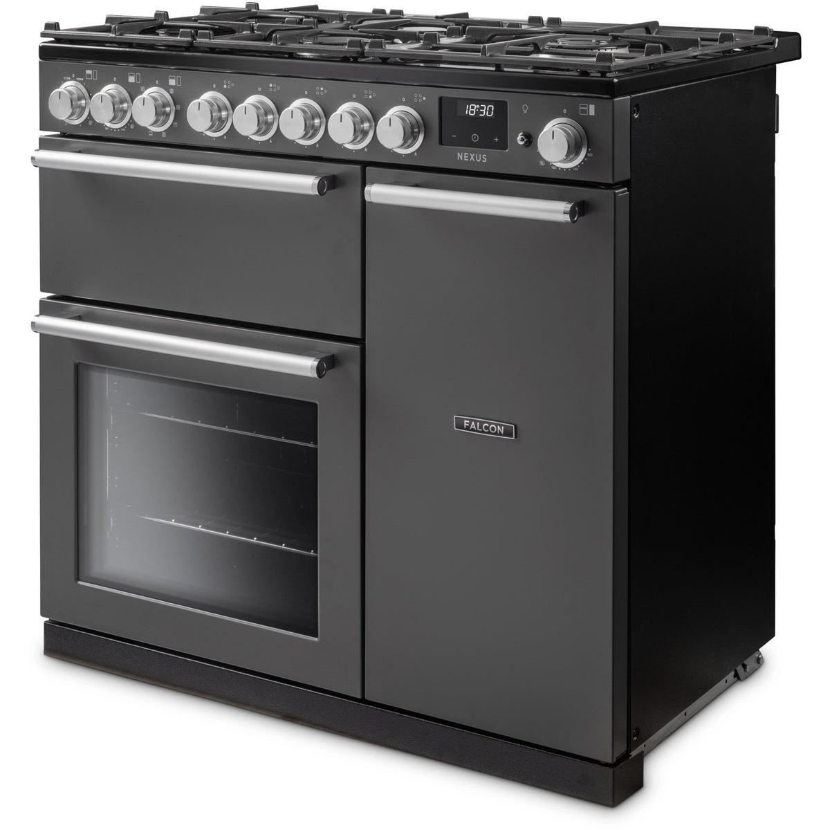 Piano de cuisson gaz FALCON NEXUS NGC TAB GAZ 90 CM ARDOISE CHROME