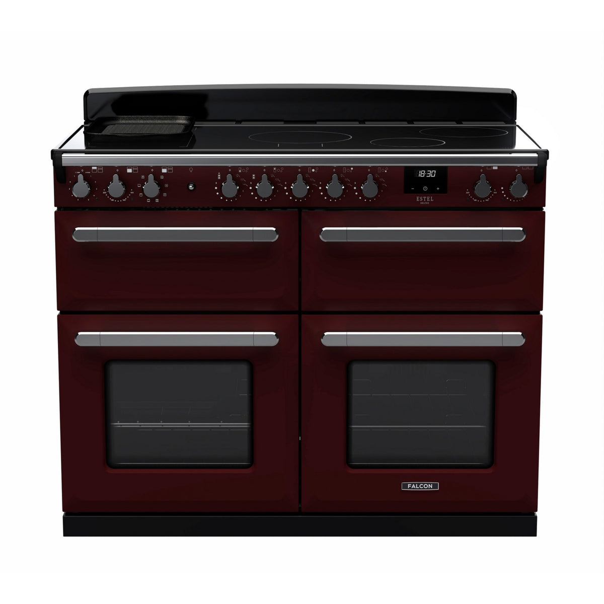 Piano de cuisson induction FALCON ESTEL DELUXE BCTAB IND 110 CM BORDEAUX C
