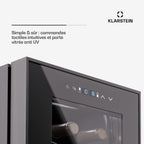 Cave à vin de service KLARSTEIN Shiraz 27 Duo 83L 27 bouteilles