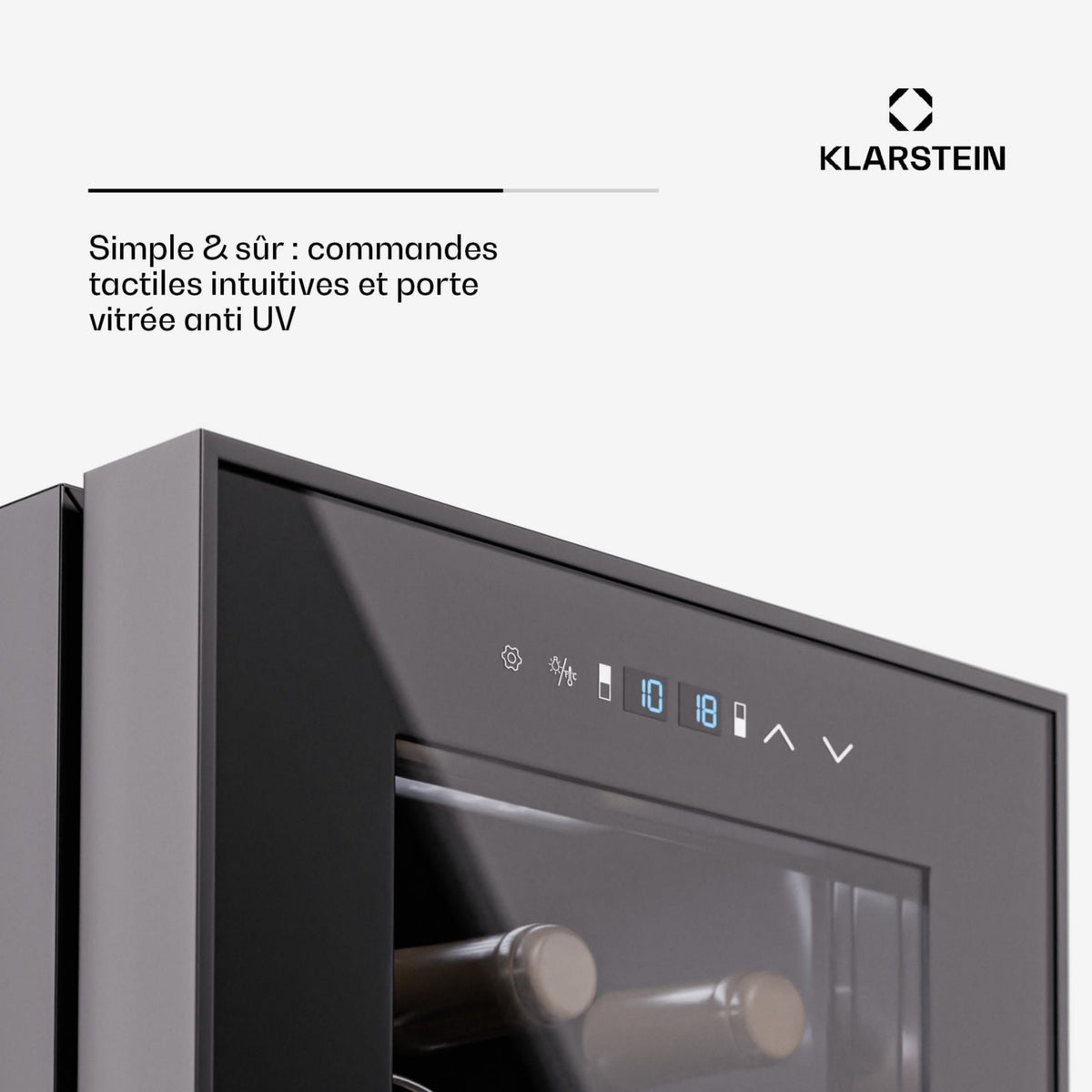Cave à vin de service KLARSTEIN Shiraz 27 Duo 83L 27 bouteilles