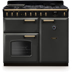 Piano de cuisson gaz FALCON NGC TAB GAZ 100 CM ARDOISE LAITON ANTIQU
