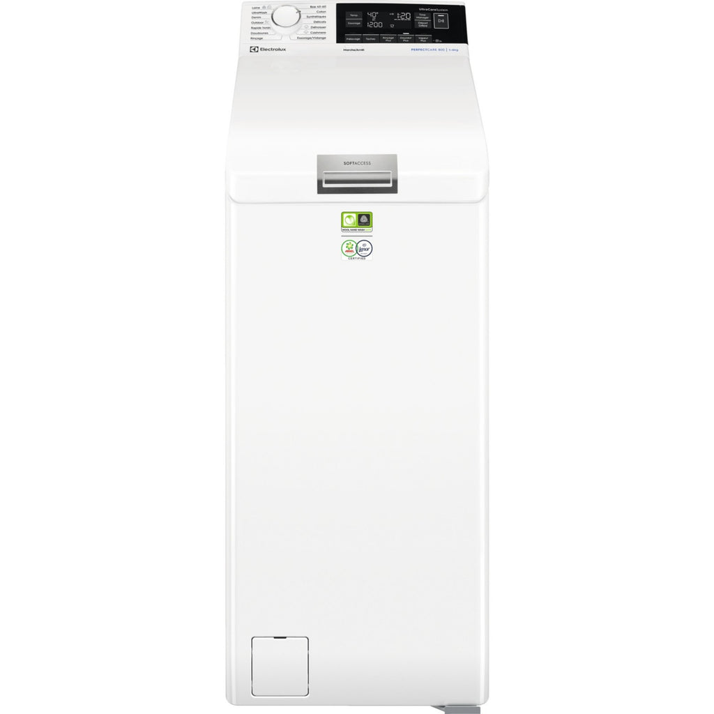Lave linge top ELECTROLUX EW8T3653BA - 6 kg - 1451 tr/min - Classe A - Moteur induction