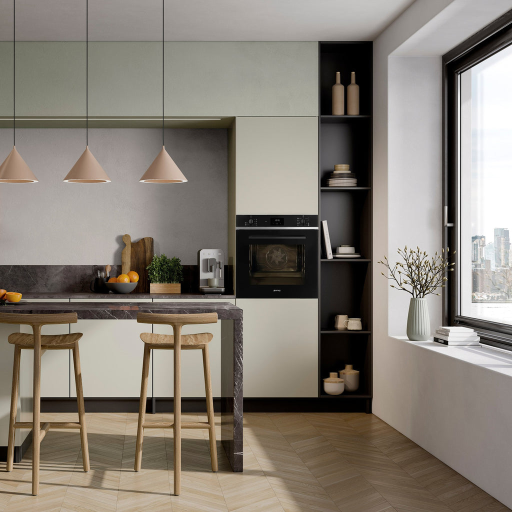 Four encastrable SMEG SF6400TB - Chaleur pulsée - Hydrolyse