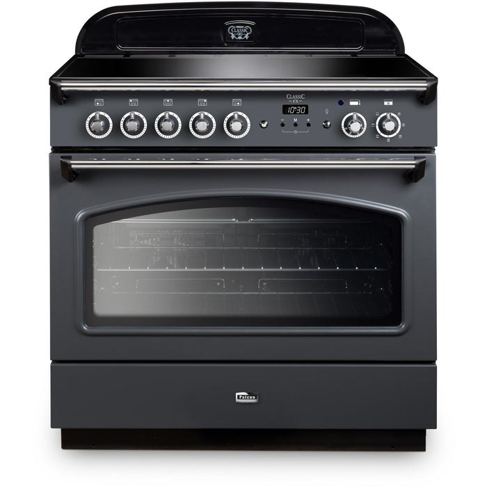Piano de cuisson induction FALCON CLASSIC FX TAB IND 90 CM ARDOISE CHROME