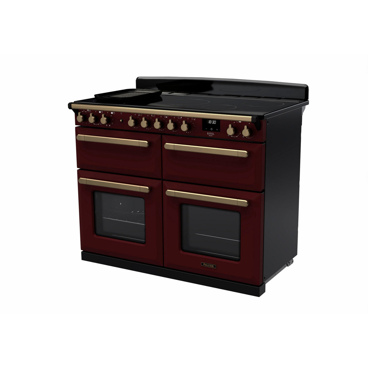 Piano de cuisson induction FALCON ESTEL DELUXE BCTAB IND 110 CM BORDEAUX L