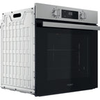 Four encastrable WHIRLPOOL OMR58RR1X - Pyrolyse - Chaleur pulsée - Rails télescopiques - Ajout Vapeur - Inox Anti-traces