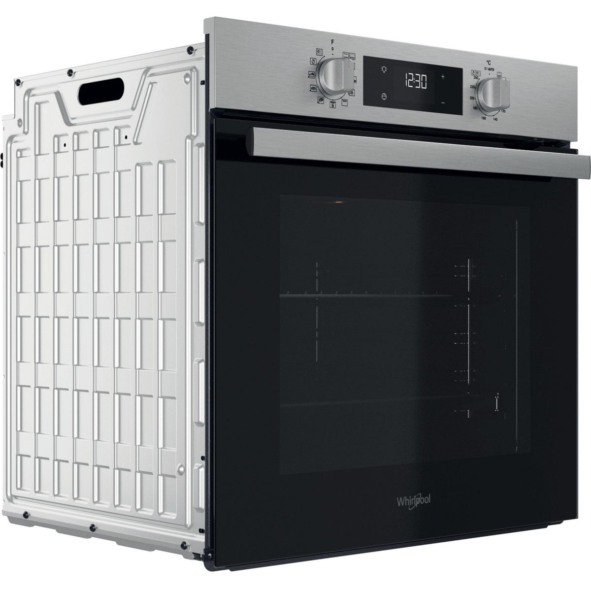 Four encastrable WHIRLPOOL OMR58RR1X - Pyrolyse - Chaleur pulsée - Rails télescopiques - Ajout Vapeur - Inox Anti-traces