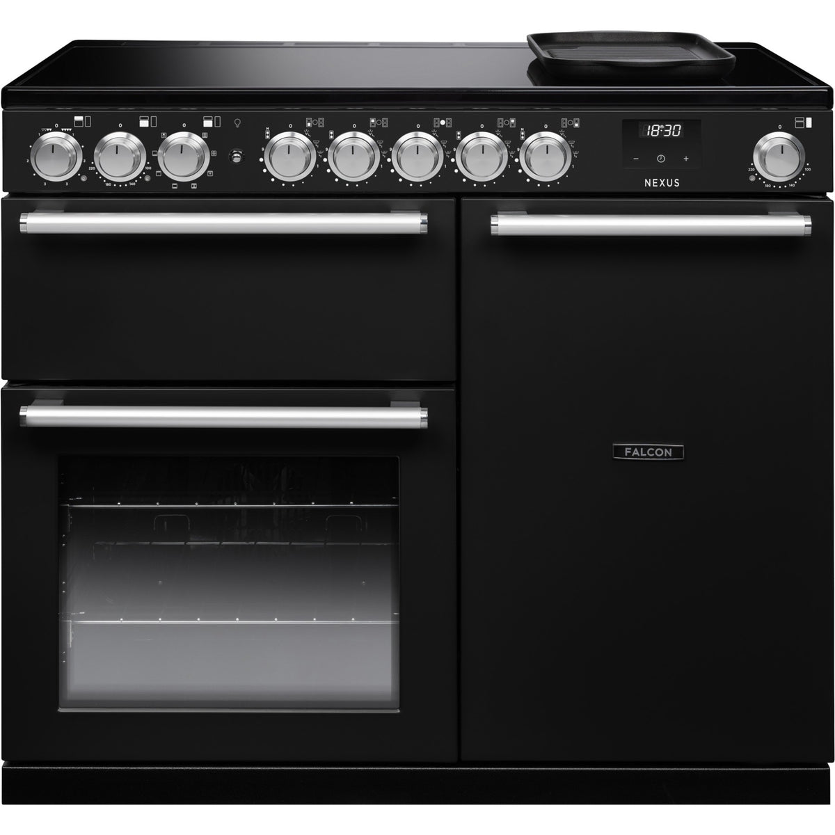Piano de cuisson induction FALCON NEXUS NGC TAB IND 100 CM CHARBON CHROME
