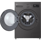 Lave linge compact LG F94N14SLS - 9 kg - 1400 tr/min - Classe A - Moteur induction - Noir