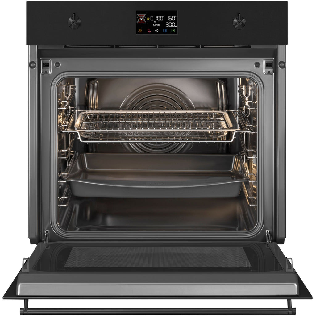Four micro onde combiné SMEG SO6302M2N - Hydrolyse - Porte froide - Rails télescopiques