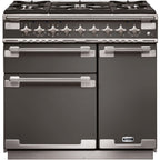 Piano de cuisson gaz FALCON ELISE90 MIXT GRIS ARDOISE
