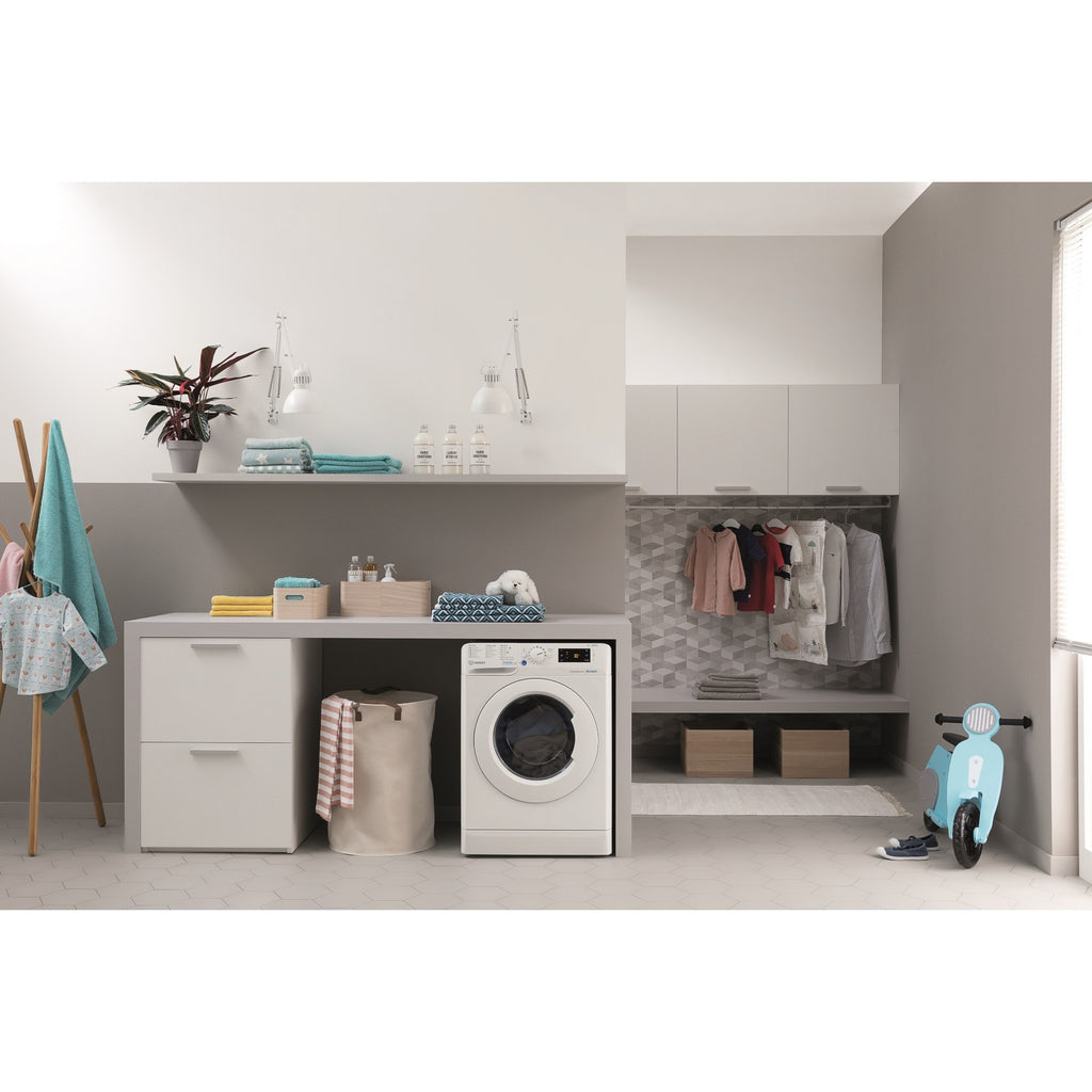 Lave linge hublot INDESIT BWEW81284XWFRN Reconditionné