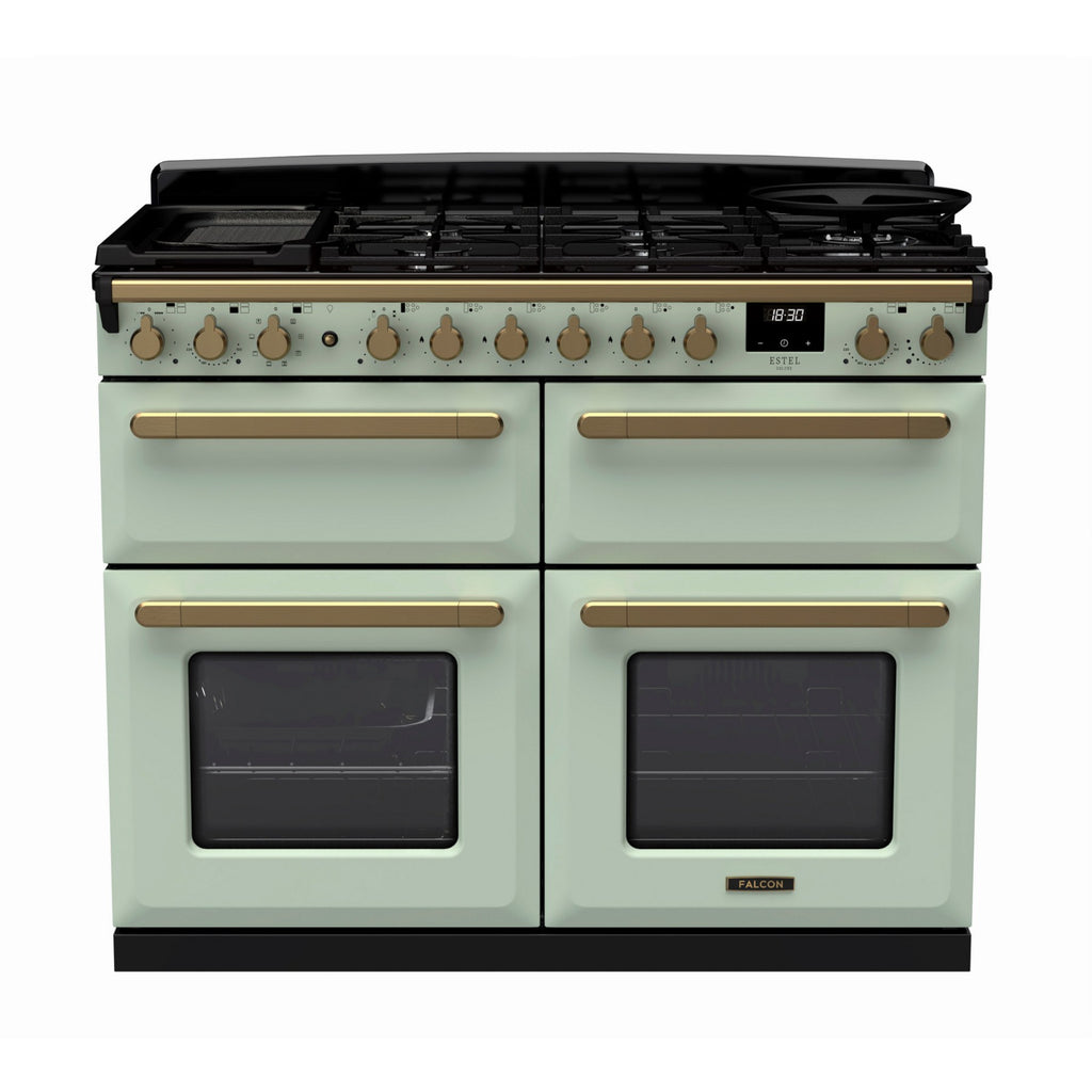 Piano de cuisson mixte FALCON ESTEL DELUXE BC TAB MIX 110 CM VERT PAST