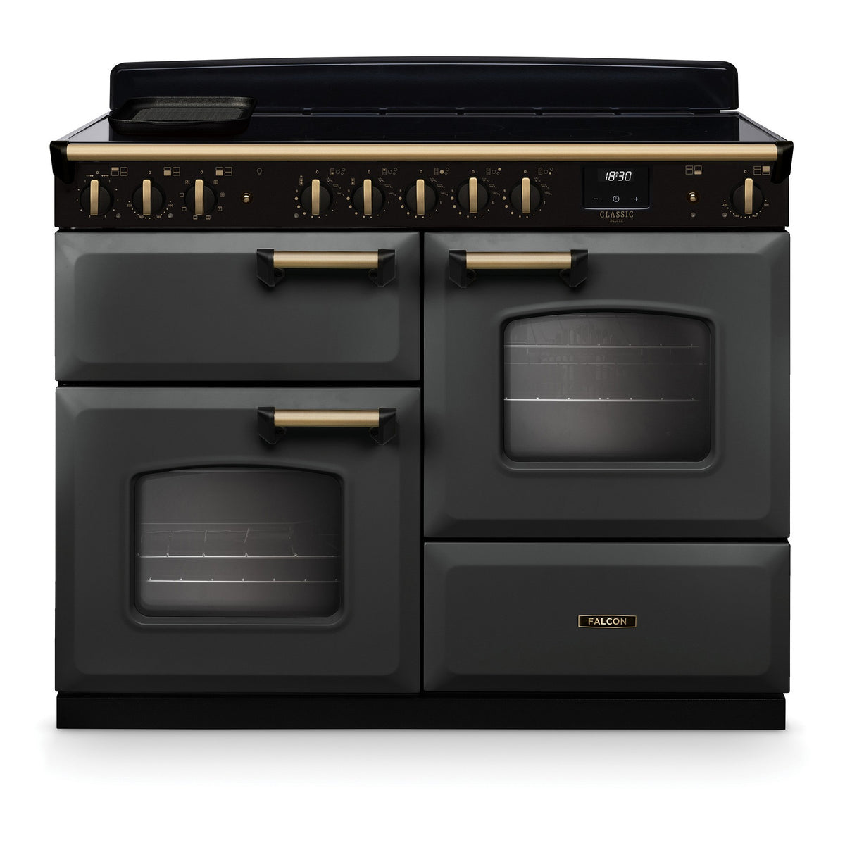 Piano de cuisson induction FALCON NGC TAB IND 110 CM ARDOISE LAITON ANTIQU