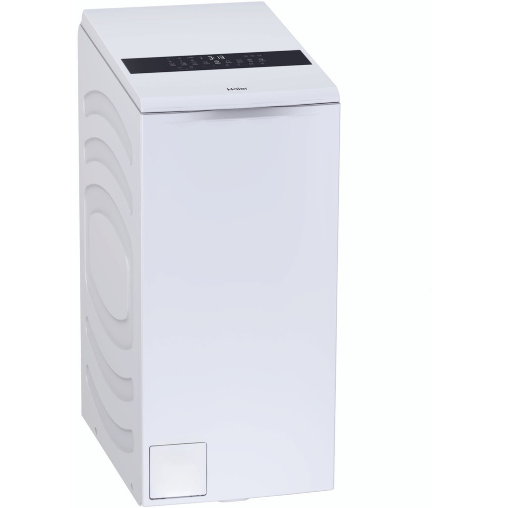 Lave linge top HAIER HW85-BPD13386U-S - 8,5 kg - 1300 tr/min - Classe A - Moteur induction - Autodosage - Connecté