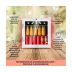 Mini réfrigérateur KLARSTEIN Coachella 50 47L WiFi acier inoxydable