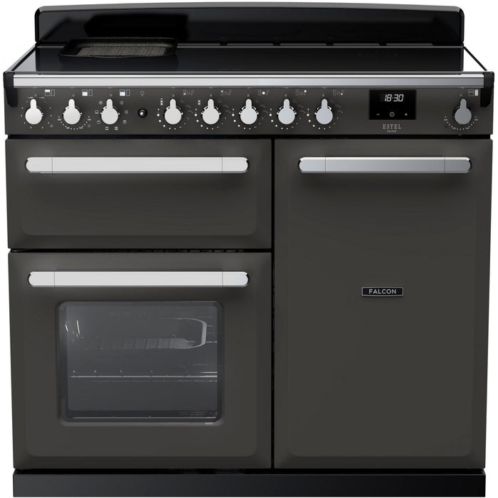 Piano de cuisson induction FALCON ESTEL DELUXE TAB IND 100 CM ARDOISE CHRO