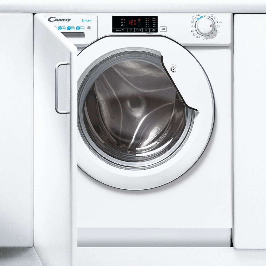 Lave linge séchant hublot encastrable CANDY CBD 485D1E/1-S
