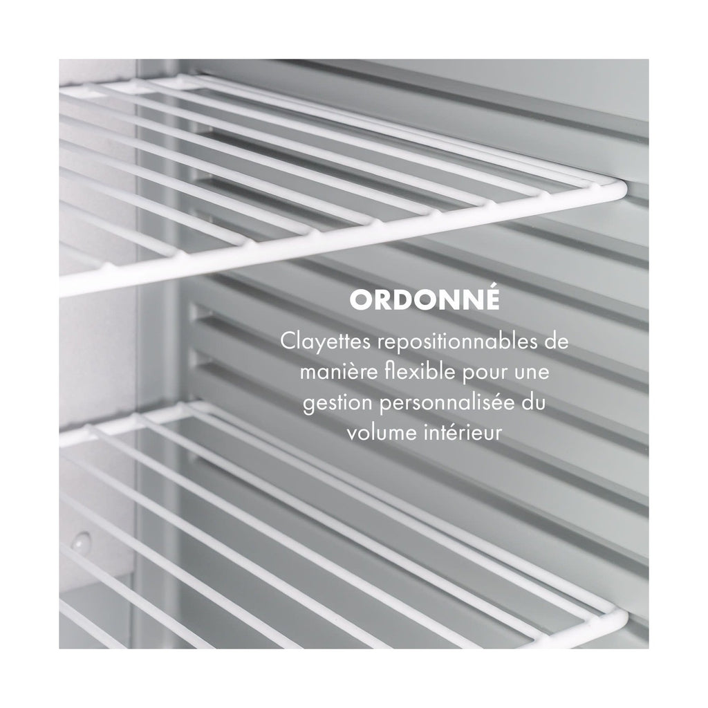Mini réfrigérateur KLARSTEIN Happy Hour 40L 5-15°C 23 dB LED inox