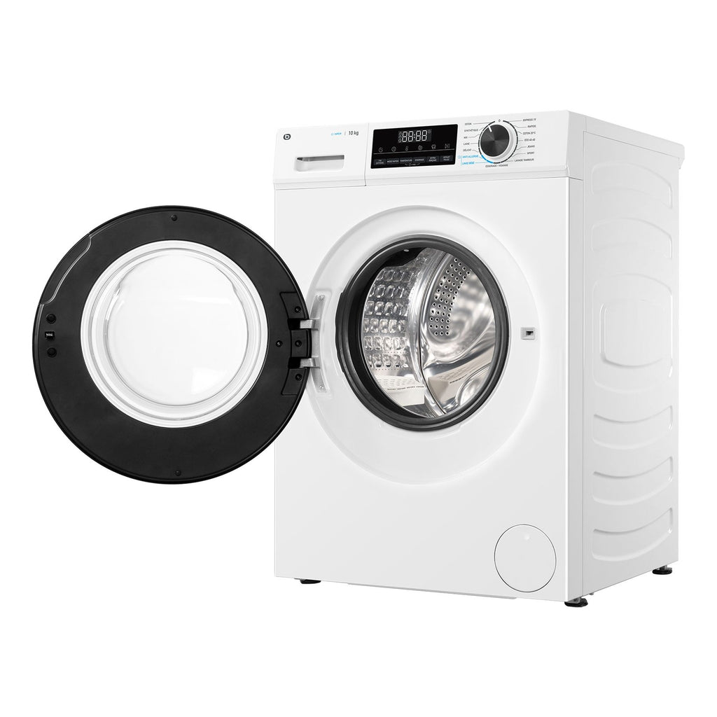 Lave linge hublot ESSENTIELB ELF1014-6b - 10 kg - 1400 tr/min - Classe A - Moteur induction