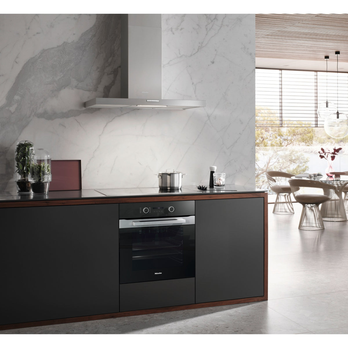 Four encastrable MIELE H 2861 BP IN - Pyrolyse - Chaleur pulsée - Porte froide - Rails télescopiques