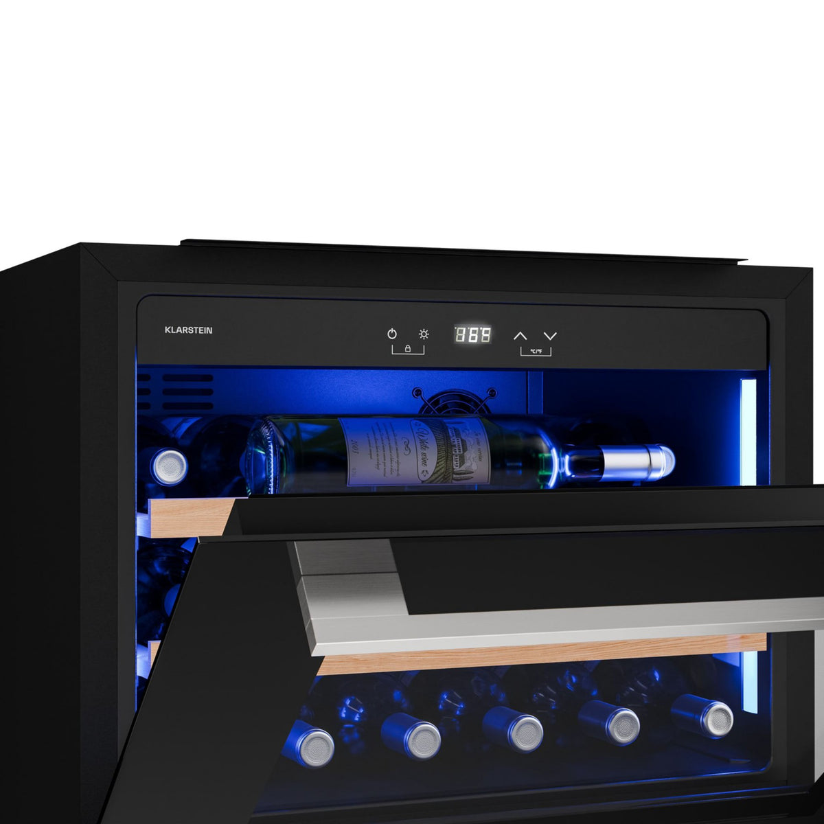 Cave à vin de service KLARSTEIN Illuminosa encastrable 19 bouteilles