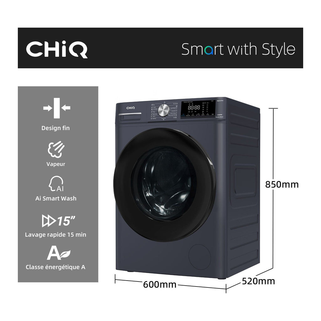 Lave linge hublot CHIQ CFL80-14586IM3XA